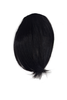 Hair Piece Clip in Bangs Fringe HIGH QUALITY synthetic fiber DARK BROWN YZF-1088HT-4