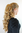 XF-9003-225 Ponytail Hairpiece extension very long curled curls blond 20"