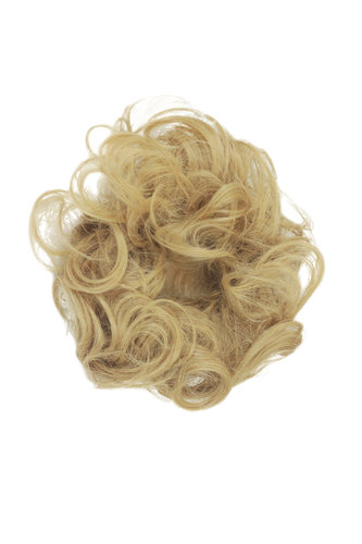 Hair Piece Hair Tie elastic Scrunchie Scrunchy HIGH QUALITY synthetic fiber curly curls BLOND