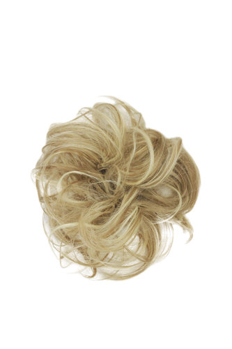 Hair Piece Hair Tie elastic Scrunchie Scrunchy HIGH QUALITY synthetic fiber MIXED BLOND