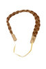 Hair Piece Hairband Circlet Alice band HIGH QUALITY synthetic fiber braided braid DARK BLOND