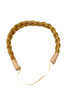 Hair Piece Hairband Circlet Alice band HIGH QUALITY synthetic fiber braided braid BLOND YZF-3080-86