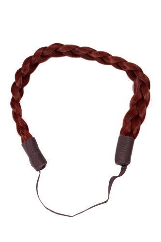 Hair Piece Hairband Circlet Alice band HIGH QUALITY synthetic fiber braided braid RED YZF-3080-350