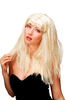 Party/Fancy Dress/Halloween WIG lady kinked voluminous blond hair long wild & sexy Beach Bunny