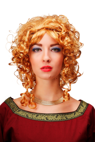 Party/Fancy Dress Lady WIG colonial BAROQUE princess spiral curls coils blond Anime Gothic Lolita