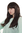 Lady Quality Wig sexy prominent fringe bangs long mixed dark brown mahogany straight MA116-2T33