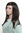 Lady Quality Wig long mixed dark brown with reddish light brown straight with slight wave