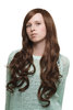 Natural looking Lady Quality Wig very long brown wavy parting SA038-3017