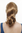 Hairpiece PONYTAIL extension SHORT medium length curving ends DARK BLOND SA04-2005