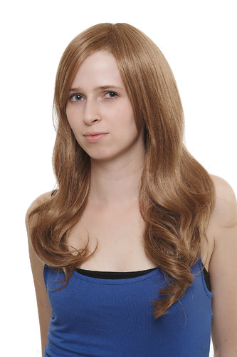 Natural looking Lady Quality Wig very long dark blond mix straight slightly wavy SA046-12/26