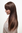 Sexy Lady Quality Wig very long dark straight layered brown mix mahogany femme fatale fring