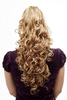 Hairpiece PONYTAIL extension VERY long MASSIVE volume voluminous curly AMAZING curls BLOND kinks
