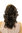 Hairpiece PONYTAIL comb & elastic draw string curly voluminous mahogany brown mix medium length 16"