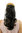 Hairpiece PONYTAIL comb & elastic draw string medium length wavy voluminous chestnut brown mix 16"