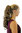 Ponytail Hairpiece extension medium length to long curled curls butterfly claw grip brown 17"