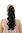ROSY-3 Hairpiece PONYTAIL with comb and snapwrap long wavy slightly curled dark brown 18"