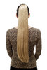 Hairpiece PONYTAIL with Claw Clamp/Clip extremely long straight & smooth blond T113-22 70 cm