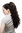 Hairpiece PONYTAIL extension VERY long MASSIVE voluminous curly AMAZING curls kinks dark brown 23"