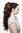 Hairpiece PONYTAIL extension VERY long MASSIVE volume curly curls kinks medium gold brown 23"