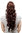 Hairpiece PONYTAIL extension VERY long MASSIVE volume curly curls kinks dark auburn red brown 23"
