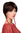 WL-3056-4 Lady Quality Wig short Bob Page style dark brown cool side parting