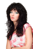 WL-2254A-A3 Lady Quality Wig long ringlets curled fringe dark brown
