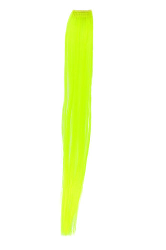 YZF-P1S18-TF2106 One Clip Clip-In extension strand highlight straight micro clip bright neon yellow