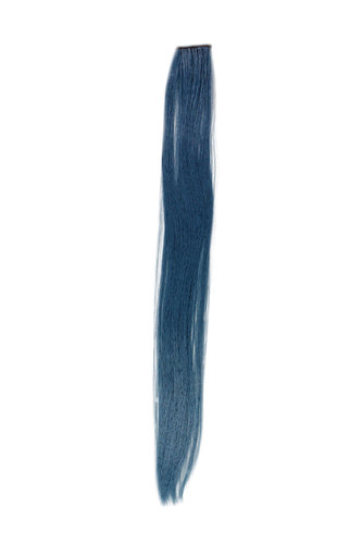 YZF-P1S18- T2913 One Clip Clip-In extension strand highlight straight micro clip cyan cobalt blue