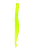 One Clip-In extension strand highlight straight micro clip, 1,5 inch wide, 25 inches long yellow