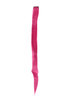 One Clip-In extension strand highlight straight micro clip, 1,5 inch wide, 25 inches long dark pink