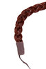 YZF-3080-35 Hairpiece braided plaited hair braid hairband Alice band reddish brown auburn