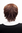 Lady or Men Quality Wig Cosplay short but extravagant wild frayed cut brown redbrown
