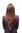 Lady Quality Wig long straight mixed dark brown reddish brown ends chestnut long fringe parted