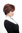 Lady or Men Quality Wig Cosplay short but extravagant wild frayed cut backcombed volume red brown