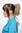 YZF-3072HT-18 Hair Piece baroque voluminous wild curled like scrunchy with micro comb dark blond
