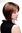 Lady Fashion Quality voluminous BOB Page Wig Short mixed dark & copper BROWN chestnut Parrucca