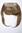 Hair Piece Clip in Bangs Fringe long framing strands for perfect natural fit ash blond