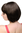 Lady Quality Wig short Page Bob fringe bangs dark brown medium brown highlights & ends 703-4T8