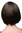 Lady Quality Wig short Page Bob fringe bangs dark brown medium brown highlights & ends 703-4T8