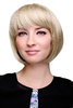 WIG ME UP ® - Lady Quality Wig short Page Bob blond strands streaked blond and platinum 703-613/18F