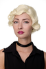 Lady Quality Wig Bob wavy parting 20s Twenties Movie Star Diva Charleston Swing Style Wave blond