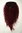 Hairpiece half wig Clip-In Extension long stringy crimpy curls latin shiny oily wet-look aubergine