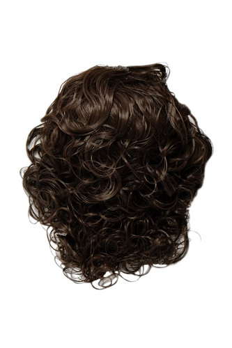 Hairpiece Halfwig 7 Microclip Clip-In Extension curly curls long full & thick long medium brown