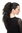 Hairpiece Ponytail with 2 combs/clips & elastic draw string long full curls voluminous dark brown