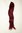 Hairpiece micro clamp, combs, elastic draw string straight voluminous long burgundy red aubergine