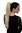 Hairpiece micro clamp, combs, elastic draw string straight voluminous long very bright blond 23 "