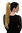 Hairpiece micro clamp, combs, elastic draw string straight voluminous long bright mixed blond 23 "