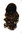 Hairpiece PONYTAIL with combs and elastic draw string curly voluminous very long medium brown 23 "