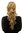 Hairpiece PONYTAIL with combs and elastic draw string curly voluminous very long bright mixed blond