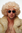 Party/Fancy Dress/Halloween WIG gigantic super volume BRIGHT BLOND disco AFRO funky huge HAIR!